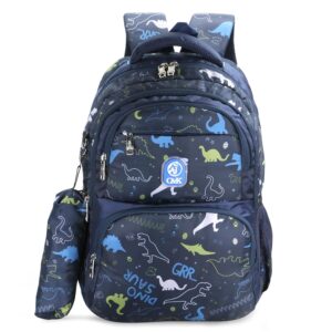 Boys And Girls Multi-Print School Backpack - Perfect For School, College, Everyday Use - Includes Free Stationery Pouch And Rain/Dust Cover, 35 Liter